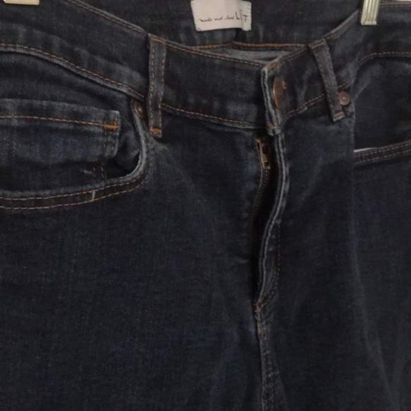 Ann Taylor LOFT Dark Wash Skinny Jeans - Picture 5 of 8